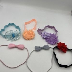 baby girl headbands lot Flowers Bows Soft Pink Purple Blue Red Simple Sparkle